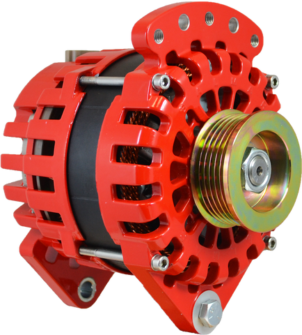 XT-CR-170-K6 - Alternator, XT Series, 170A, 12V, Dual Foot, 3.15in, K6 Serpentine Pulley, Case Ground