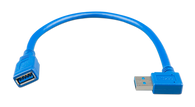 USB extension cable 0.3m one side right angle (for Color Control in wall mount enclosure)