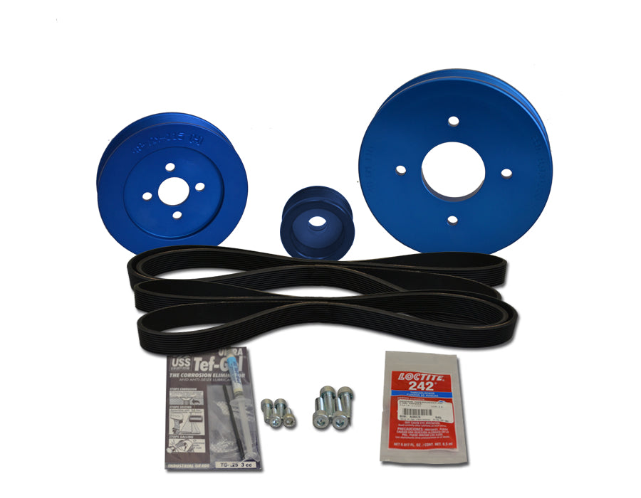 48-YSP-3GM-B - Yanmar Serpentine Pully Kit  3GM30-F, 3GM-F