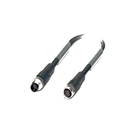 Male to Female 3 pole circular connectors 5 m (bag of 2)
