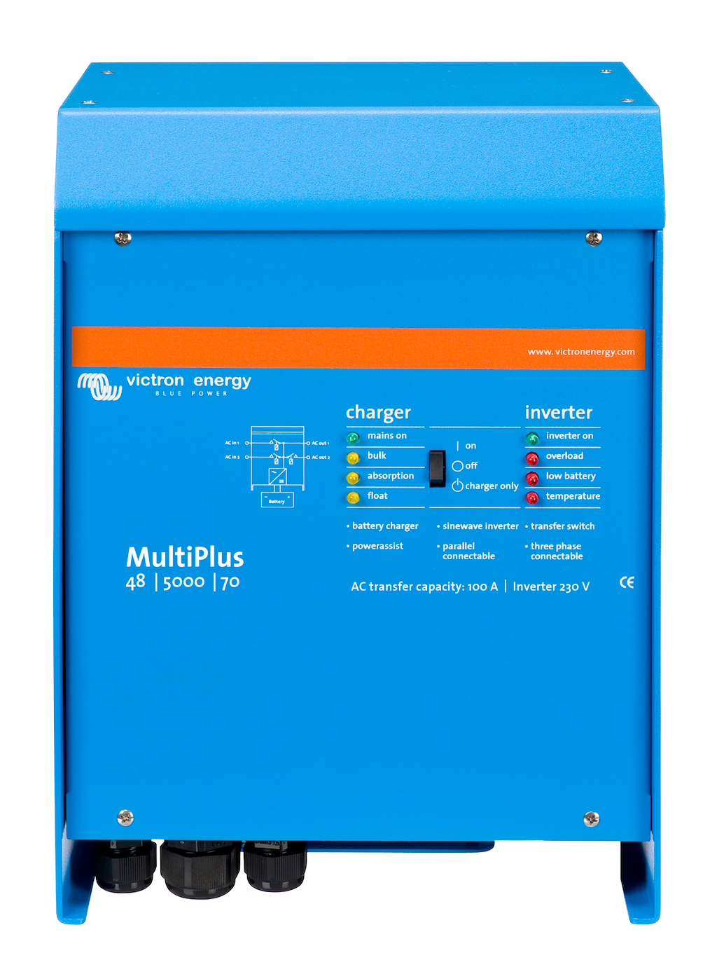 MultiPlus 48/5000/70-100 230Vac inverter/charger