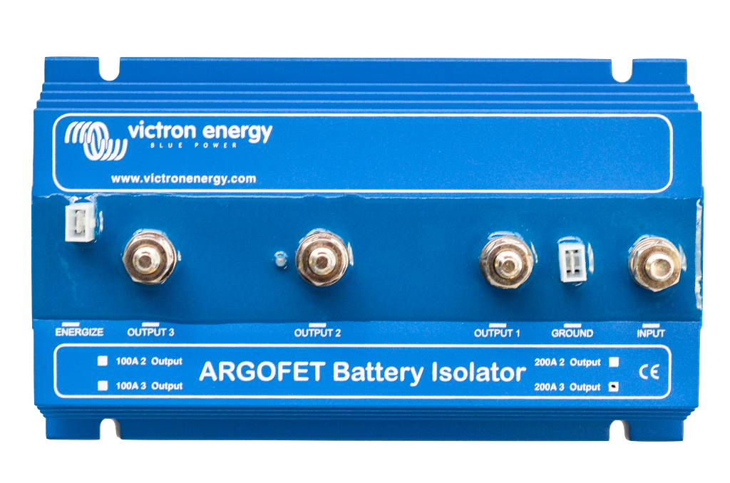 Argo FET Battery Isolator with Alternator Energiser terminal 2003 3 batteries 200A