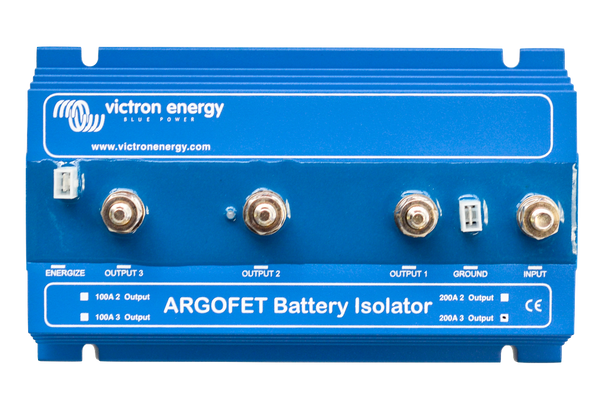 Argo FET Battery Isolator with Alternator Energiser terminal 2003 3 batteries 200A