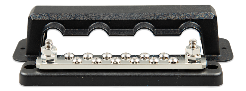 Busbar 250A 2P with 12 screws  + cover