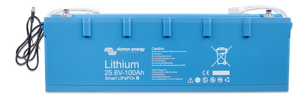 LiFePO4 battery 25,6V/100AH - Smart