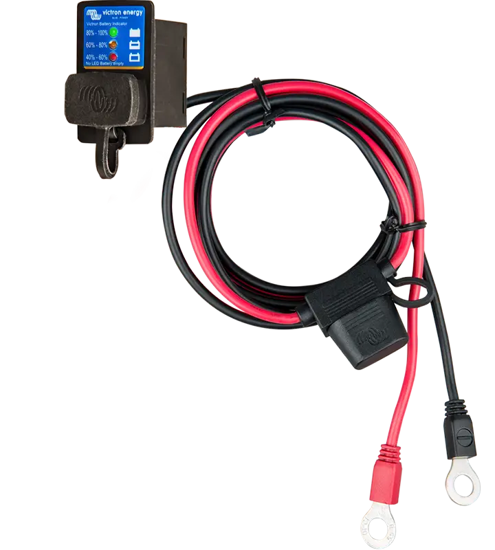 Battery Indicator Panel (M8 eyelet connector / 30A ATO Fuse)