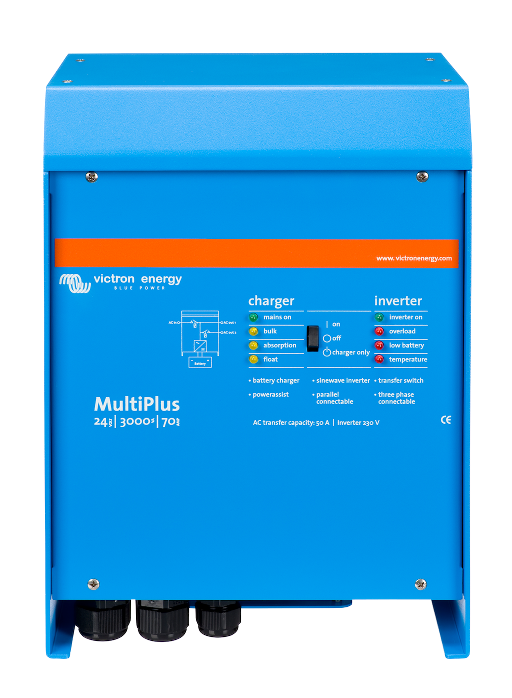 MultiPlus 24/3000/70-50 230Vac inverter/charger