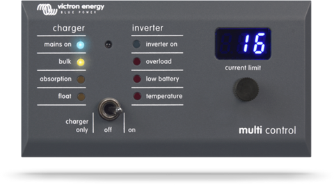 Remote Panel Victron Digital Multi Control 200/200A GX (90deg RJ45)