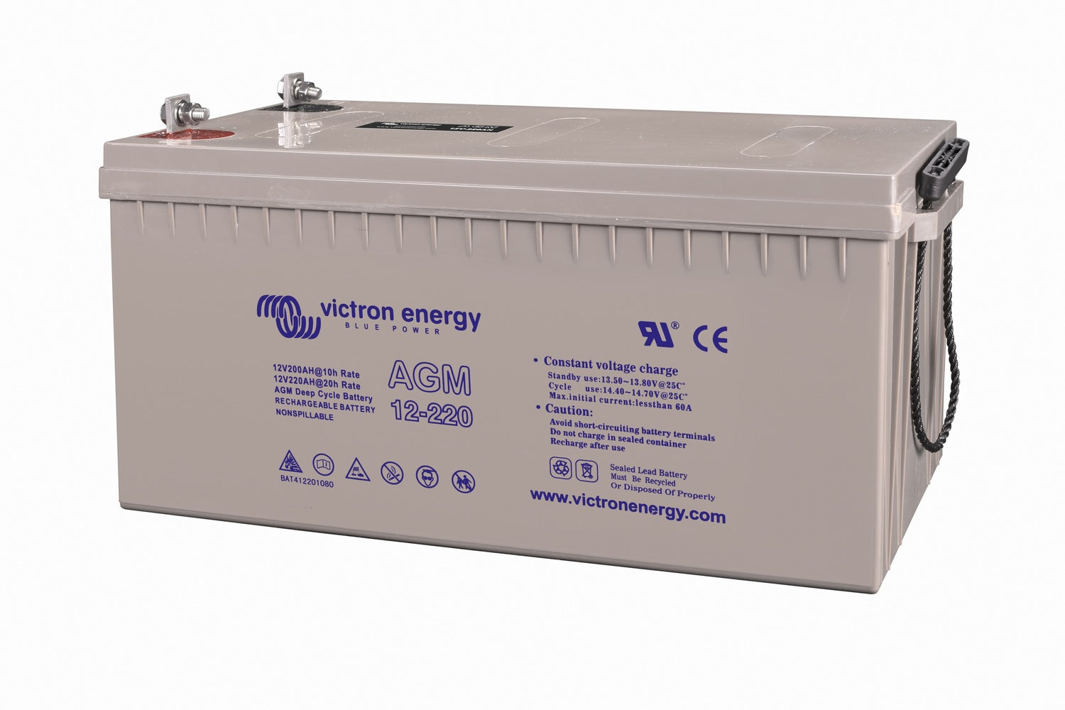 12V/220Ah AGM Deep Cycle Batt.