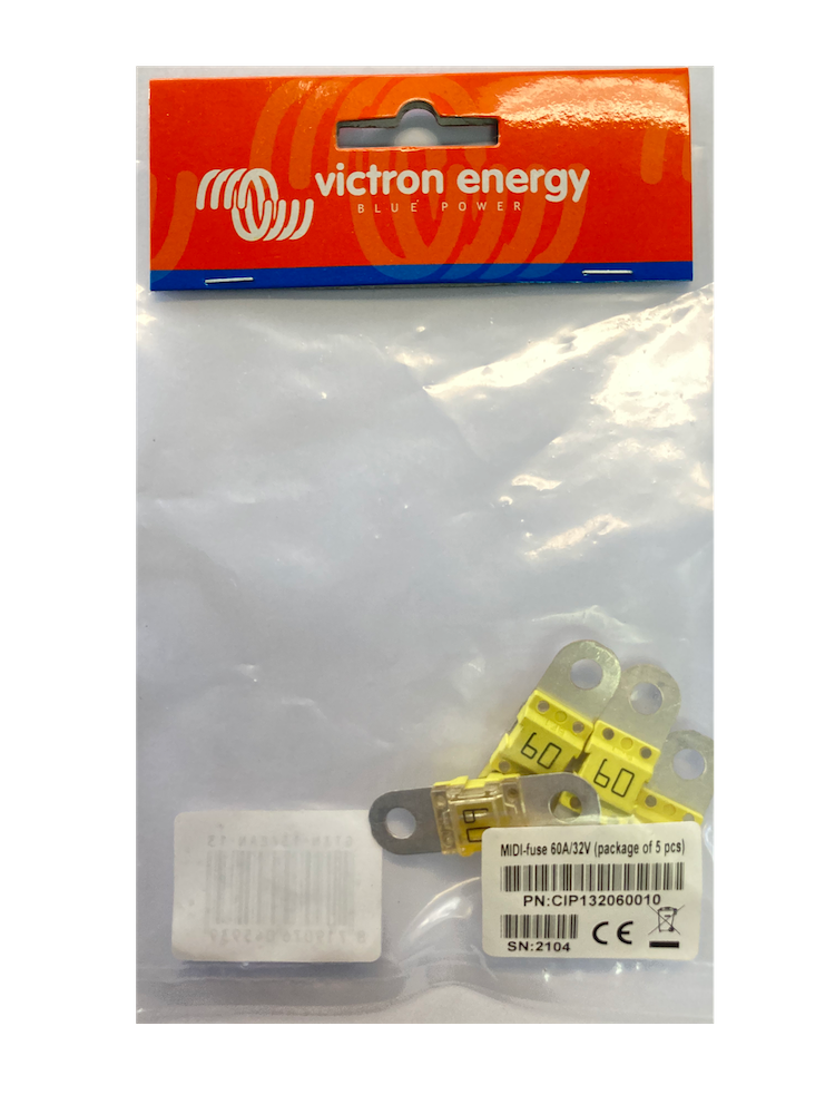 MIDI-fuse 60A/32V (Pack of 5)