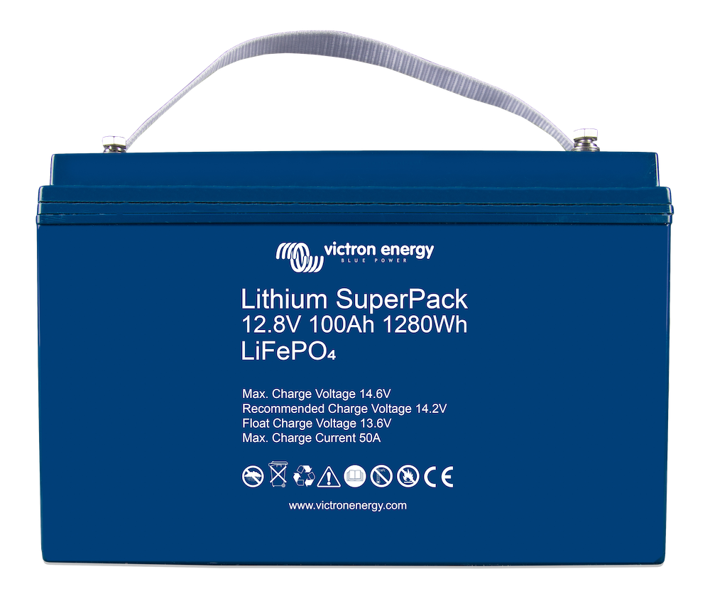 Lithium SuperPack 12.8V/100Ah High Current (M8)