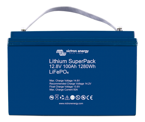 Lithium SuperPack 12.8V/100Ah High Current (M8)