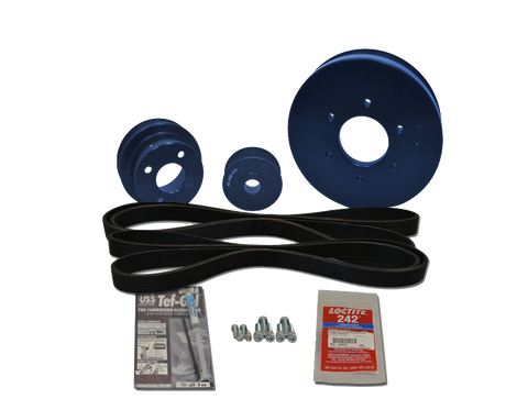 48-FSP-100 - Perkins Serpentine Pully Kit Ford/Lehman 100