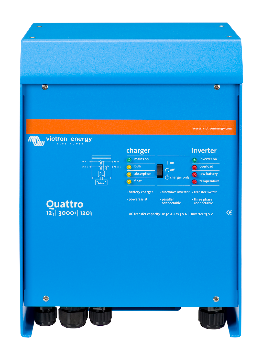 Quattro 12/3000/120-50/50 230V