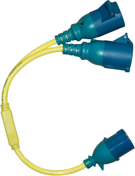 Shore Power Splitter Cord 16A/250Vac CEE/2xCEE